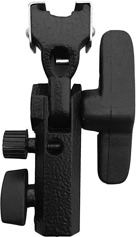 FND Heavy-Duty Metal U Clamp with Shoe Mount and Umbrella Holder Slot Flash Holder Straight Flash Bracket