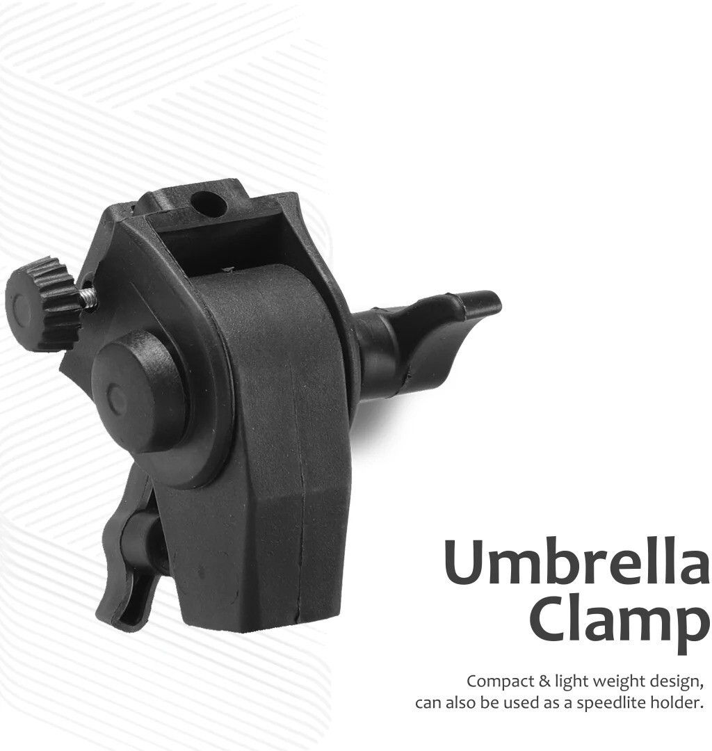 Photovision Pro Umbrella Clamp Straight Flash Bracket