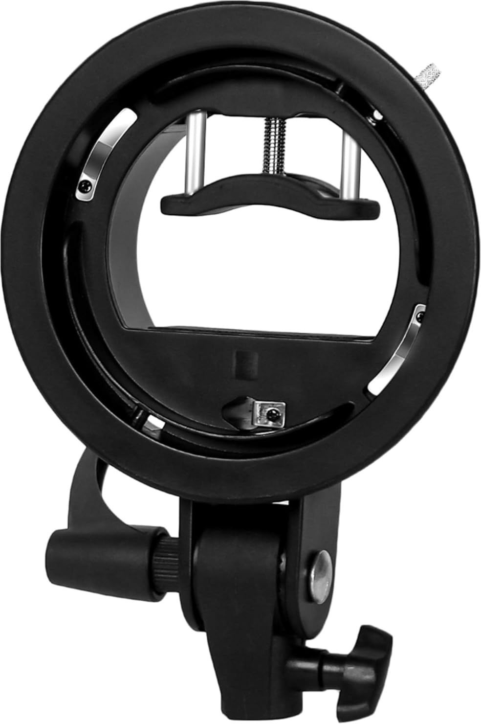 Prolite S1 Flash Bracket | Elinchrom Mount, Umbrella Slot | For Rectangular Flash | Use With Speedlite Flash, Octa, Lantern, Softbox, Snoot, Beauty Dish | Custom Flash Bracket