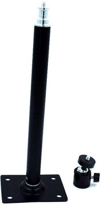 MILLETS 11inch Security Wall Mount Metal Security Camera Bracket with Standard 1/4" Straight Flash Bracket