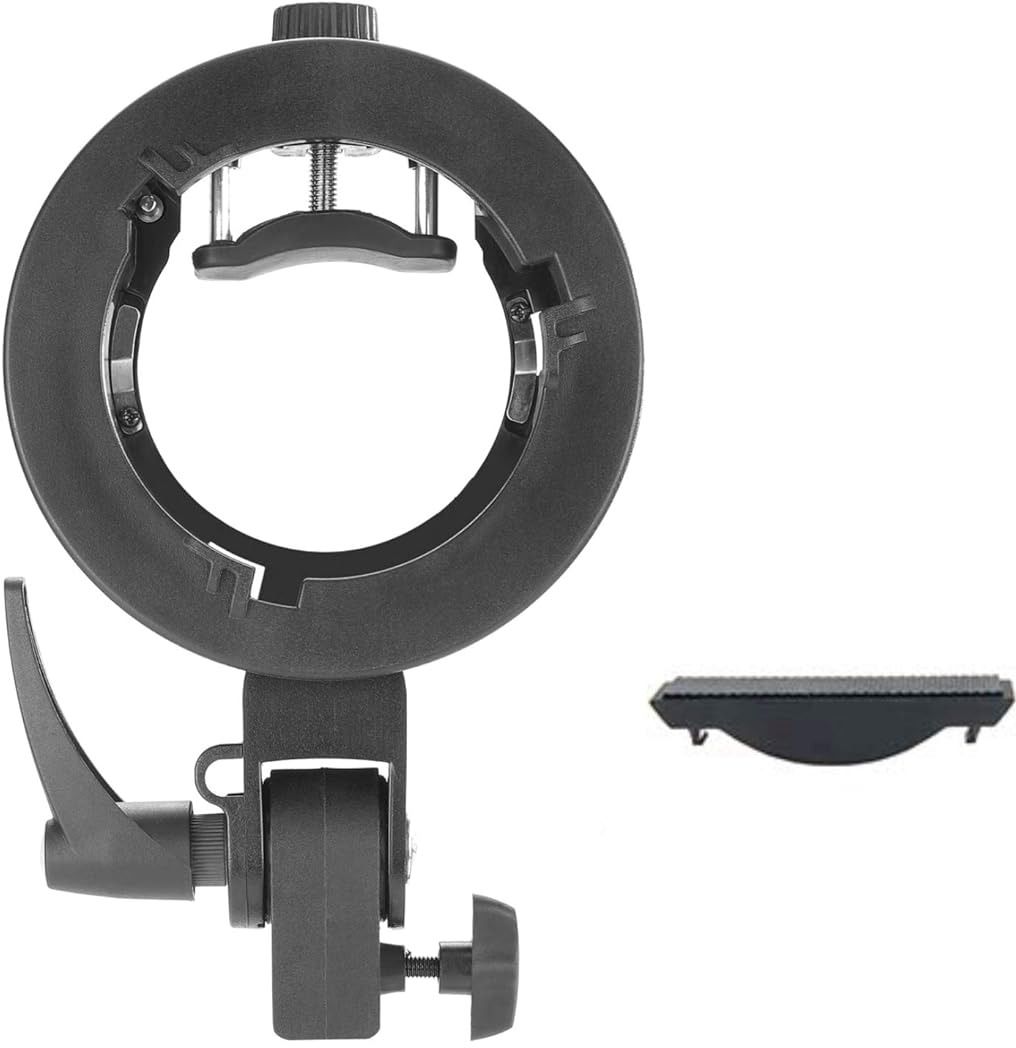 Simpex S2 Bracket Speedlite Flash Bracket Bowens Mount for Round Head Camera Flash S2 Bracket Rotating Flash Bracket