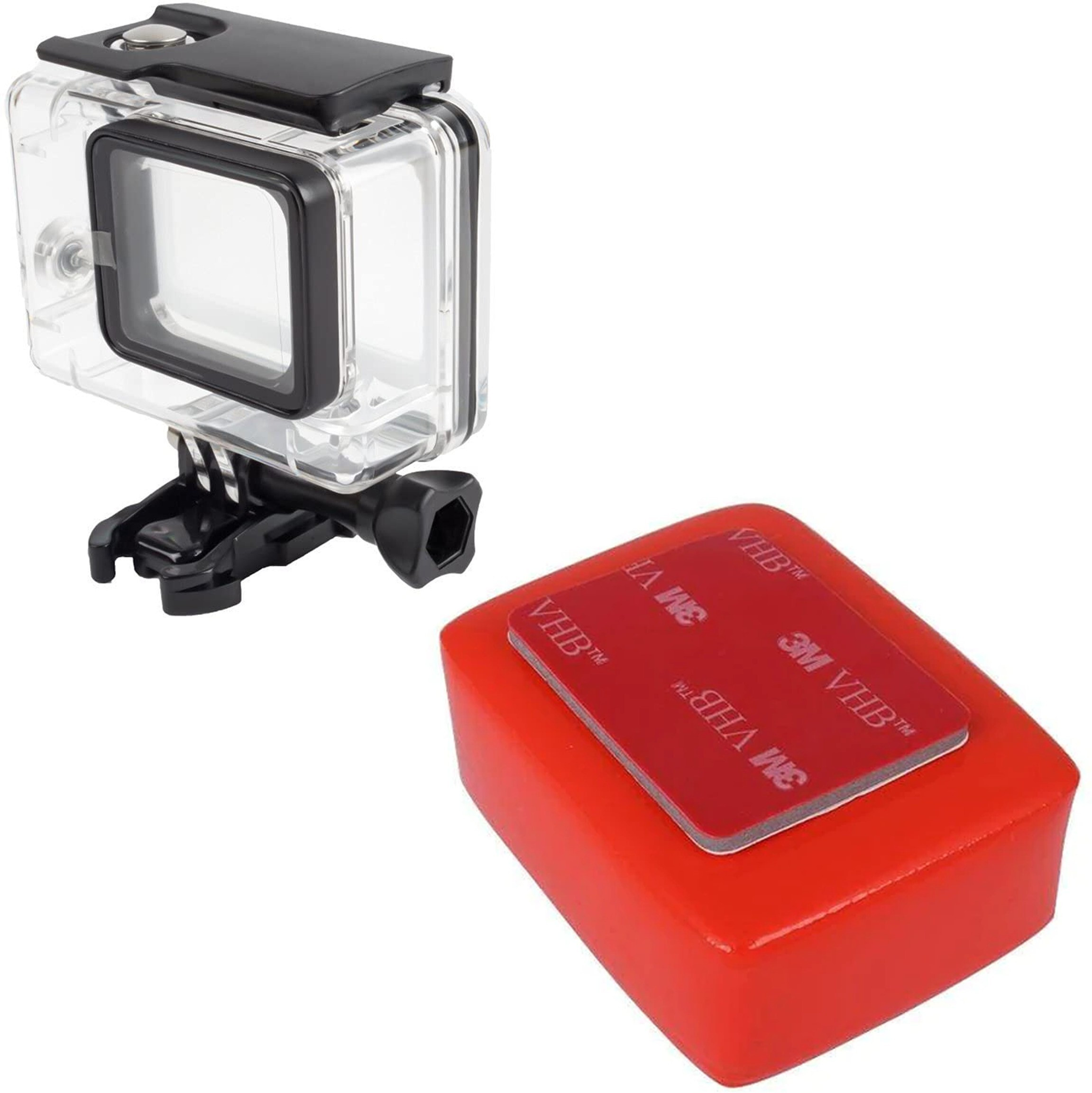 quikprof Floaty Backdoor and Housing Case for GoPro Hero 5, 6, 7 Waterproof Case Camera Housing image 1
