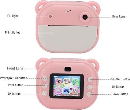 Viraan Kids Photography Camera with Instant Photo Printing and Easy Operation Pocket printer-image-20