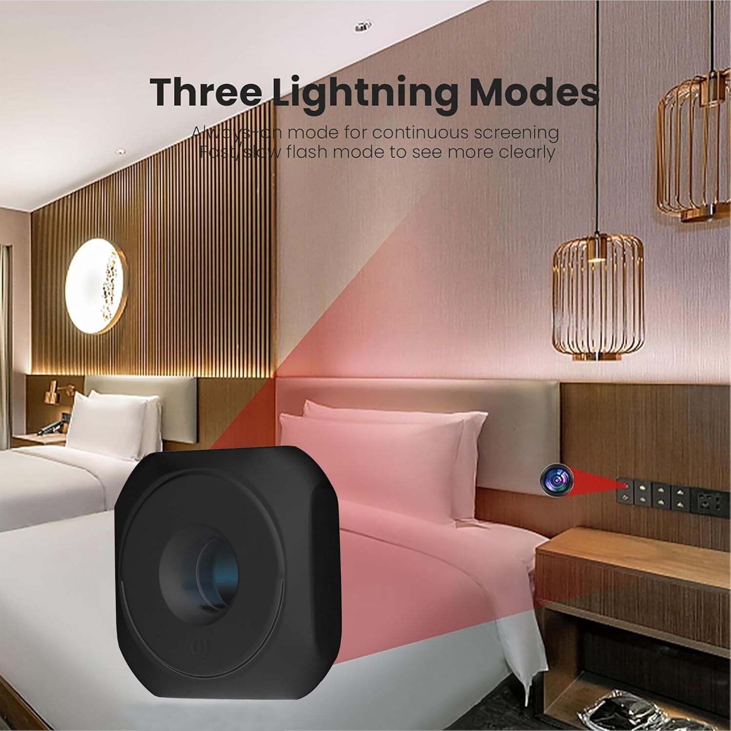 Grebe Hidden Camera Detectors, Delicate Small Bug, Anti Spy Wireless Infrared Camera Housing-picture-31