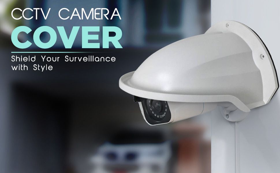 G-vision Universal CCTV Camera Shade Cover – Weatherproof , Dust proof | White | 1 Pc Camera Housing-picture-36
