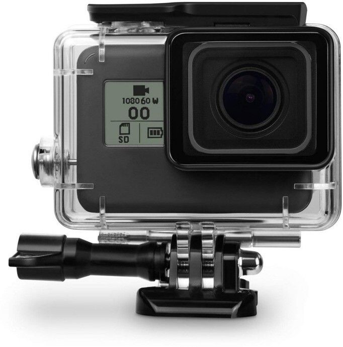 quikprof Housing Case for GoPro Hero 5, 6, 7 Waterproof Case Diving Protective Shell 50m Camera Housing-image-1