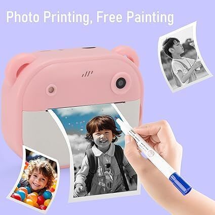 Viraan Instant Print Photo Camera for Kids Creative Fun and Photography Learning Pocket printer-image-25