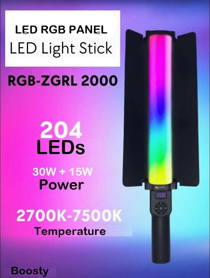 Czech SKE_RGB Handheld LED Light Stick Lighting with WandDoor SZS2 5800 lx Camera LED Light-image-12