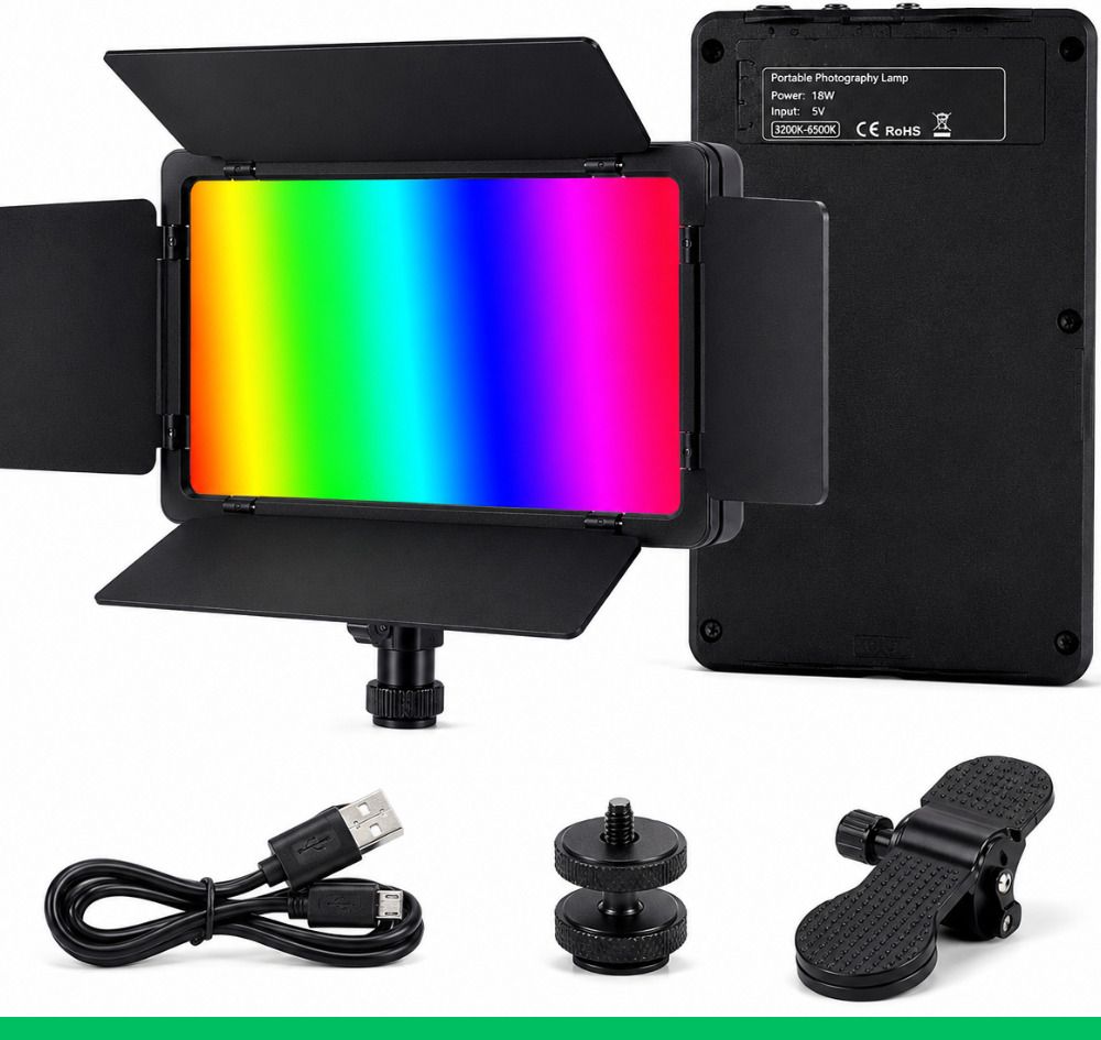 NETZI Pro Led 300 Camera Led Light I Professional Multicolor Fill Light 0166 1300 lx Camera LED Light-image-47