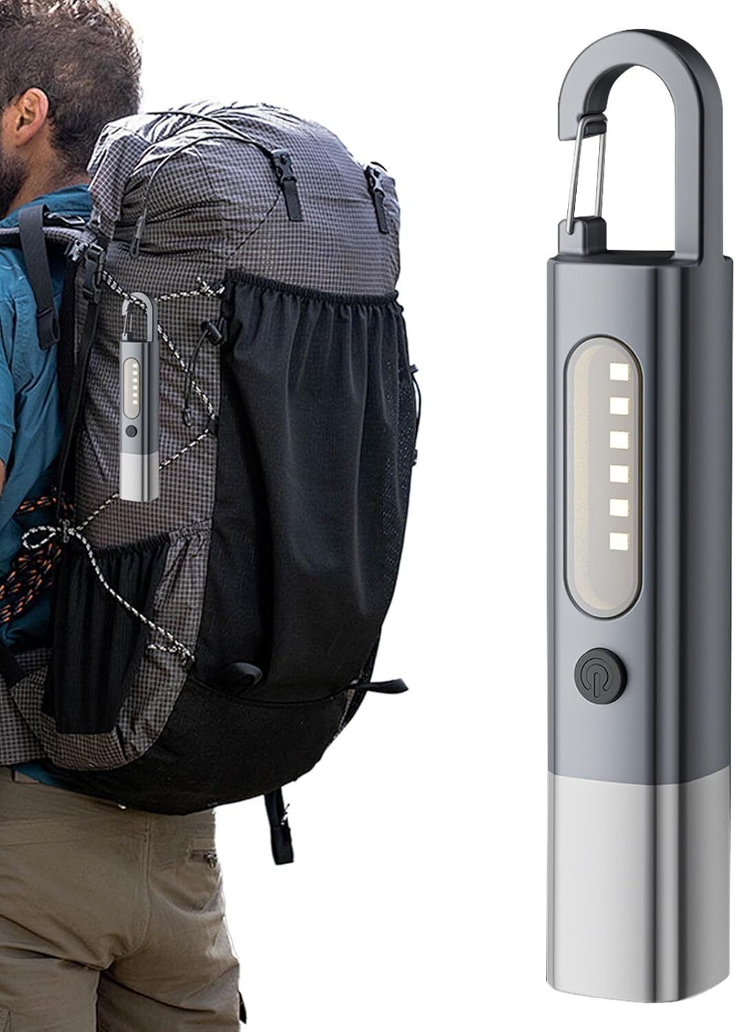 SUICUNE Zoomable Handheld LED Flashlight, Super Bright Flashlight 1 lx Camera LED Light-image-33