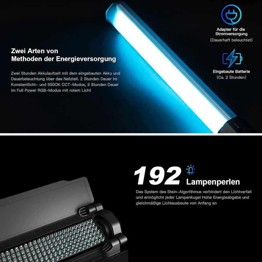 IMMUTABLE Rgb Led Light Stick Wand In Good Qualilty Camera Led Light BX14 5800 lx Camera LED Light-picture-29