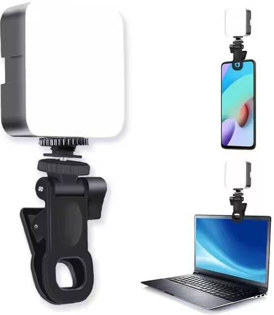 CHG Pocket RGB LED Video Light, Rechargeable Camera Light for Creators & Vlogging 100 lx Camera LED Light-image-20