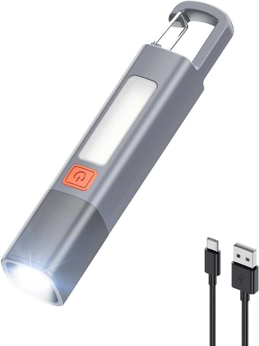 Clefairy Small Bright LED Rechargeable Flashlight High Lumen Handheld Waterproof Torch 1 lx Camera LED Light-image-14