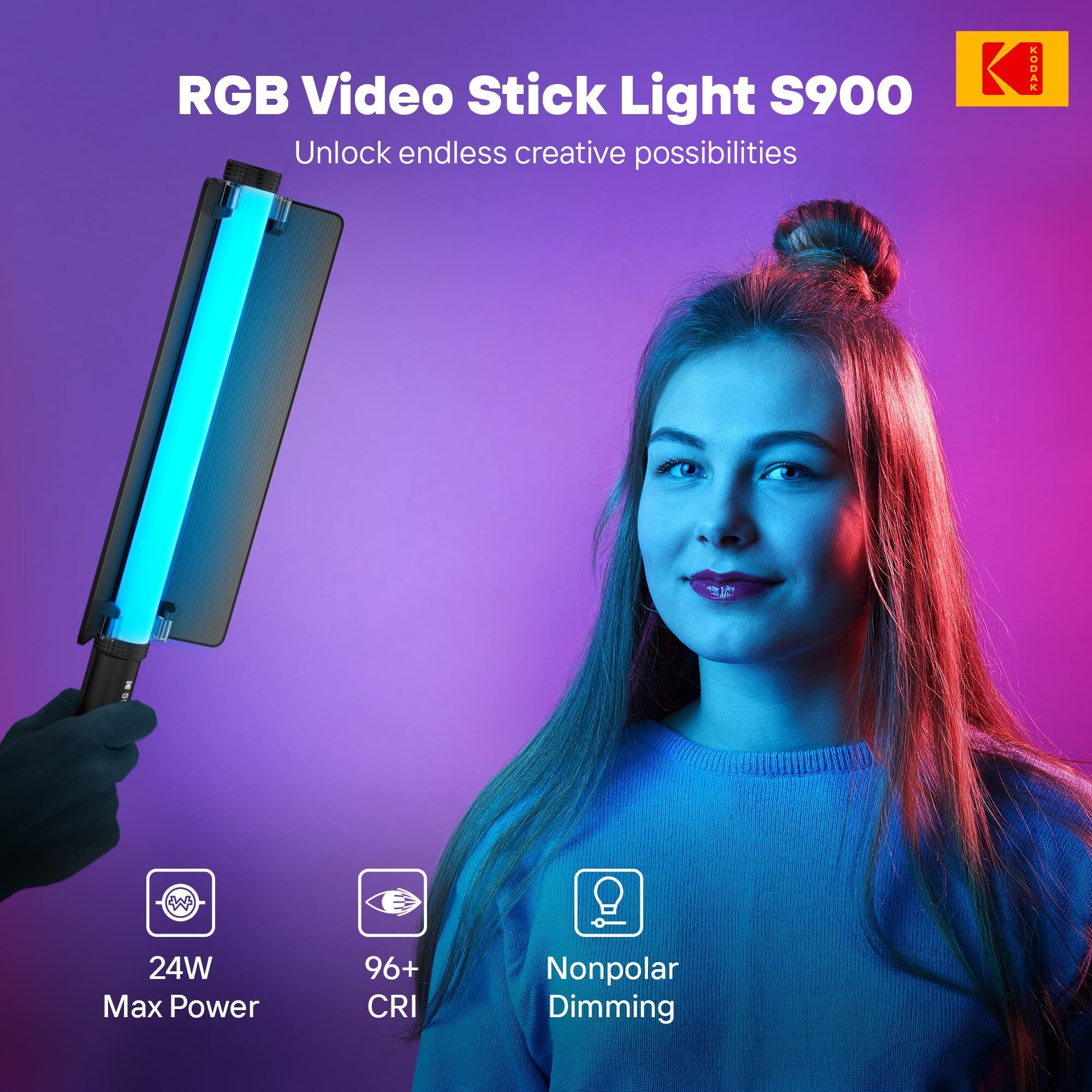 4uonly Rgb Led Light Stick For Photography, Photography lx33 5800 lx Camera LED Light-image-28