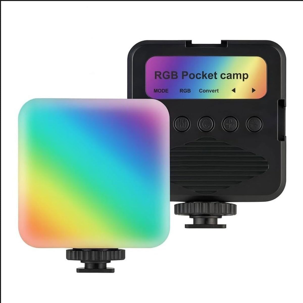 WunderVoX AY-83 RGB Mobile Fill Light with 3200K-6500K Color Temperature 1150 lx Camera LED Light-image-1