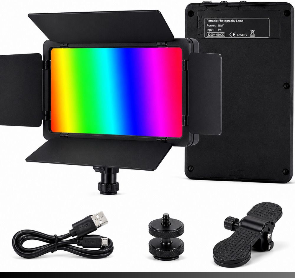 NETZI Pro Led 300 Camera Led Light I Professional Multicolor Fill Light 0156 1300 lx Camera LED Light-image-36