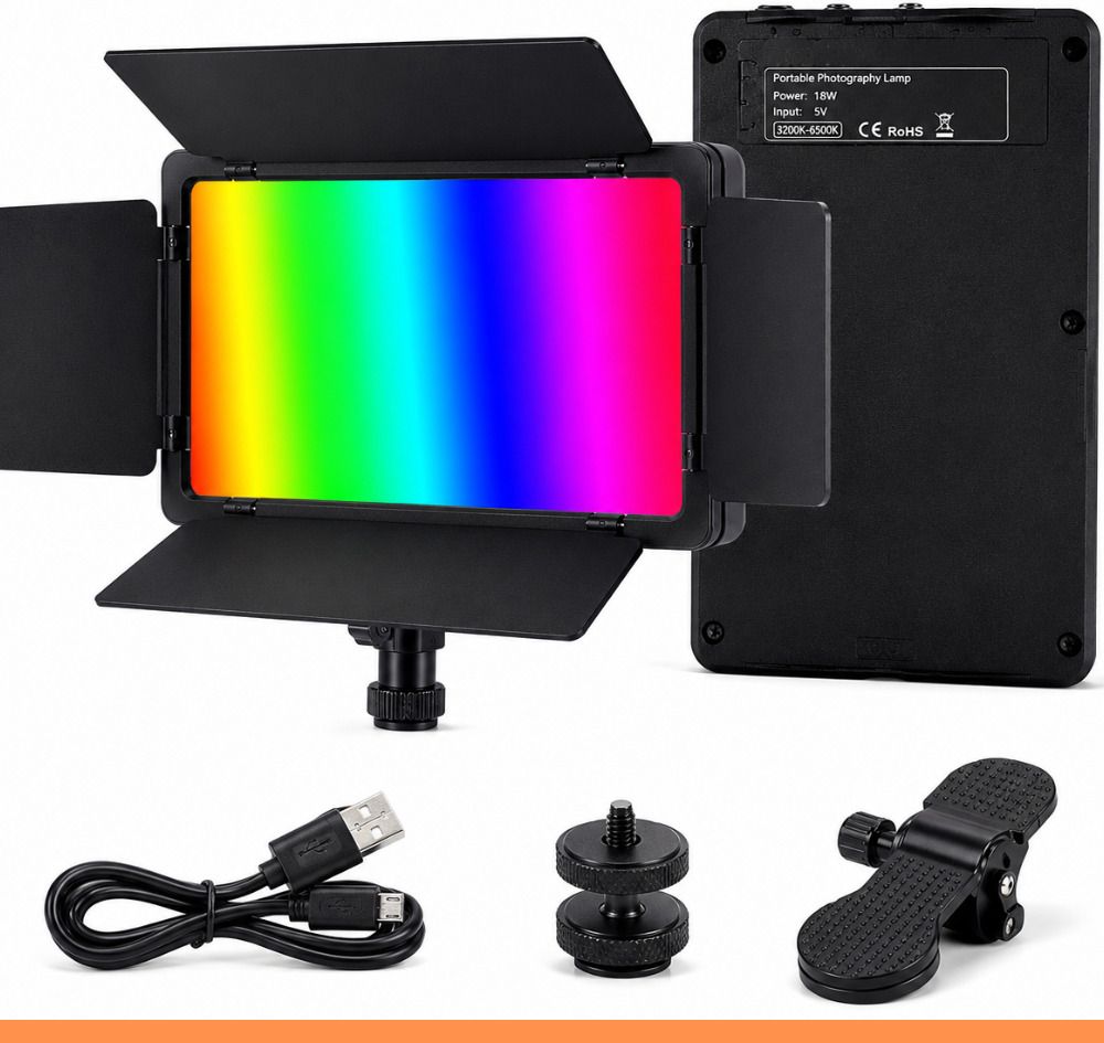 NETZI Pro Led 300 Camera Led Light I Professional Multicolor Fill Light 0173 1300 lx Camera LED Light-image-49