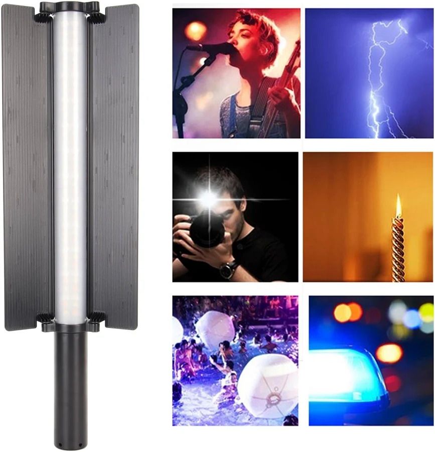 Czech Handheld RGB Light Wand LED Video Light Stick SGC1 5800 lx Camera LED Light-image-42