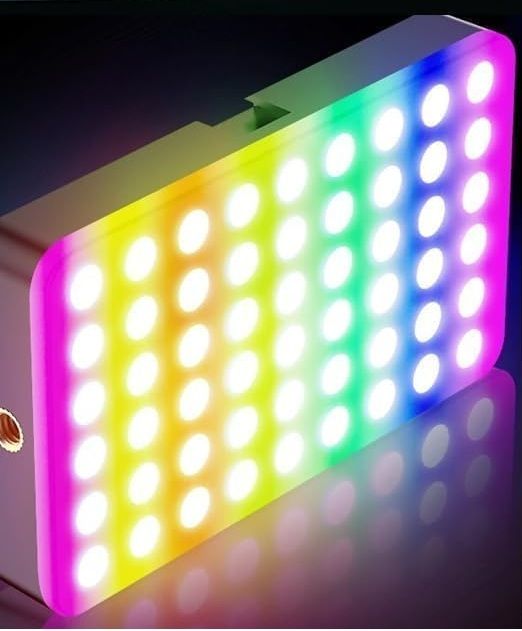 WunderVoX M160 Portable RGB Fill Light with Rechargeable USB Charging 1150 lx Camera LED Light-image-42