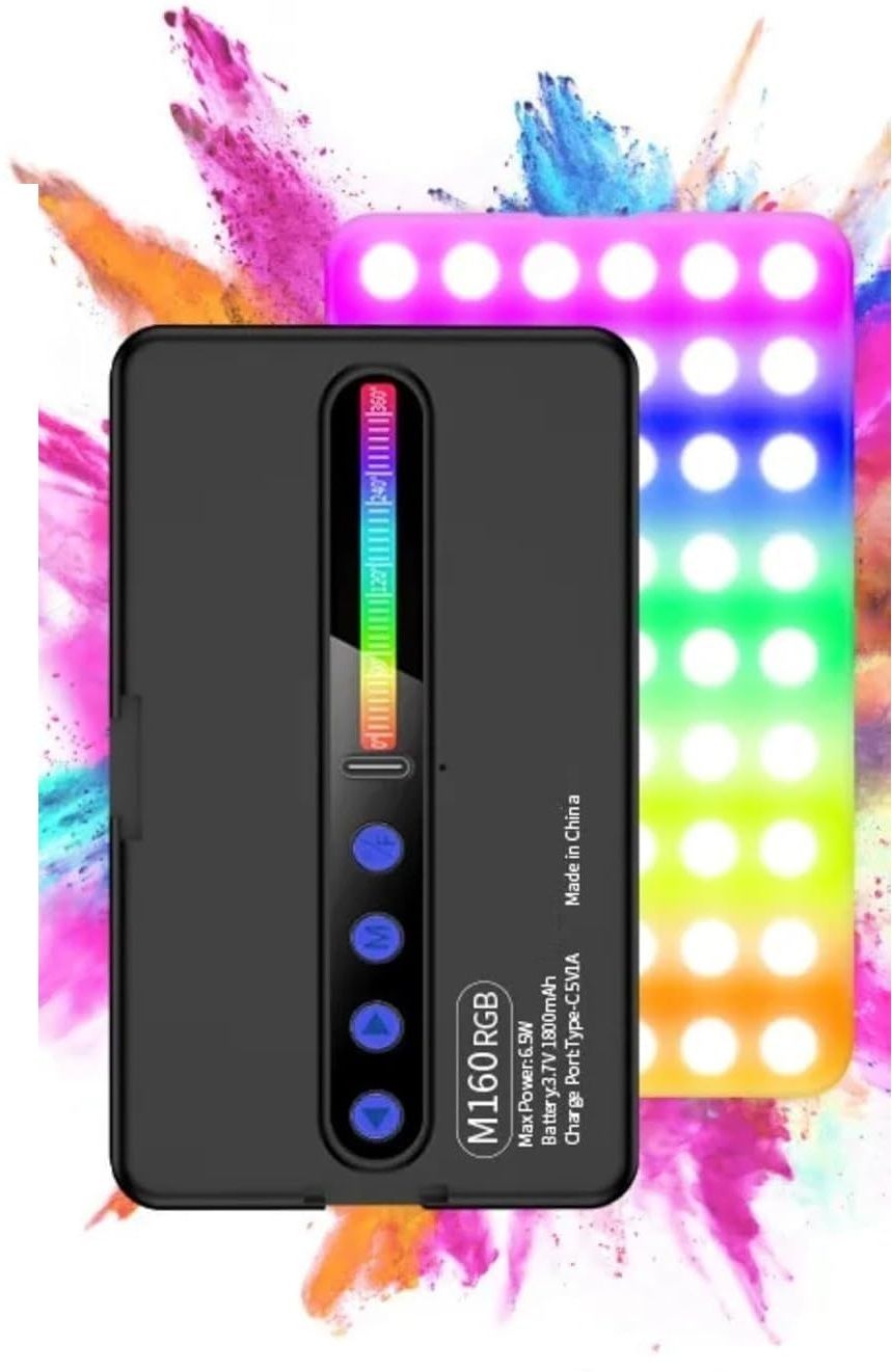 MOBONE M160 RGB Light 800 lx Camera LED Light-image-26