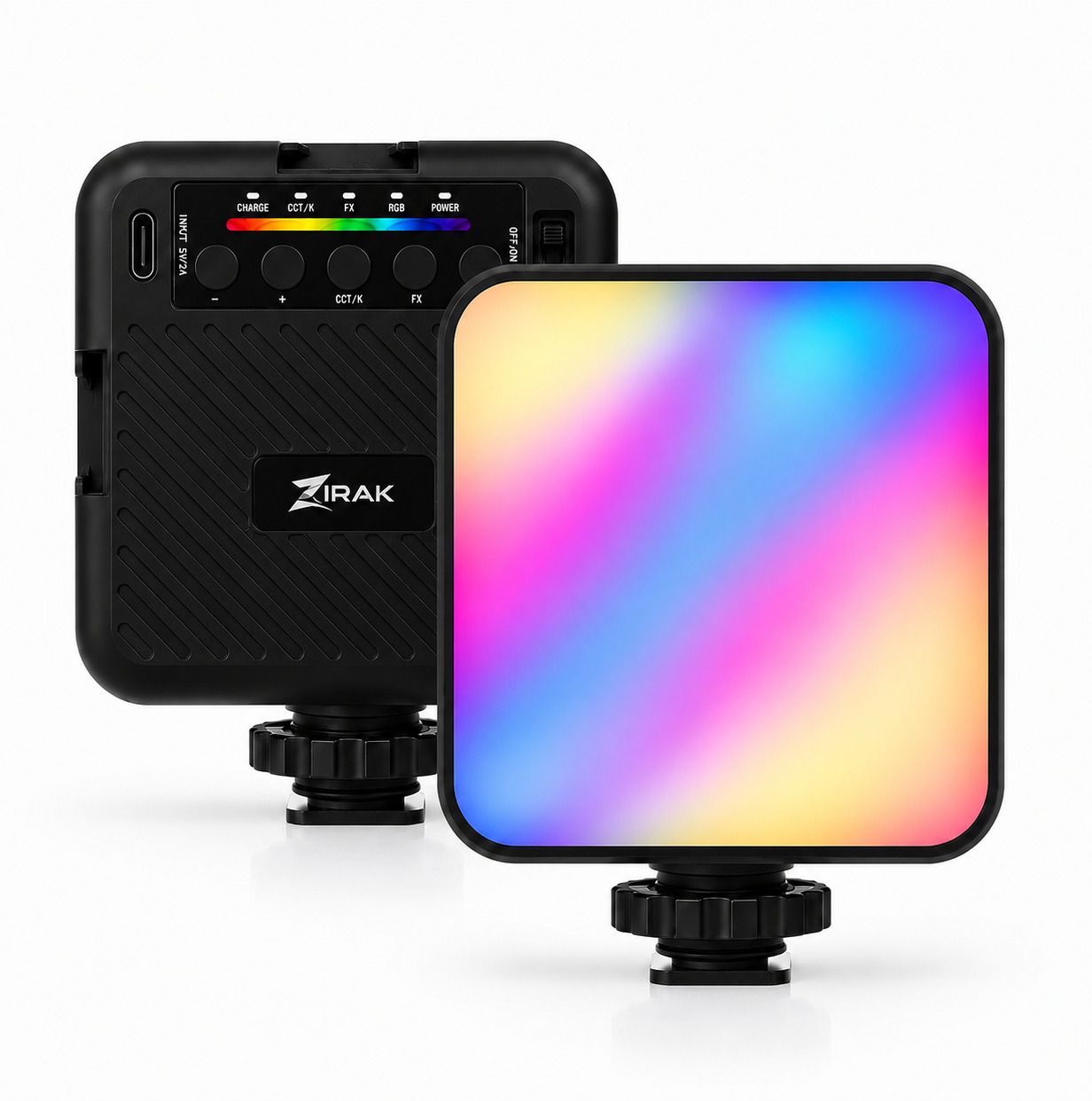 ZIRAK RGB Camera Light for Vlogging, Photography & Video Shooting 1200 lx Camera LED Light-image-17