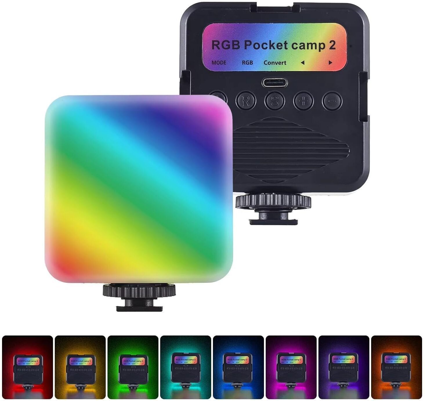 CHG USB LED Panel Light with Adjustable Brightness and Color Temperature for Camera 800 lx Camera LED Light-image-18