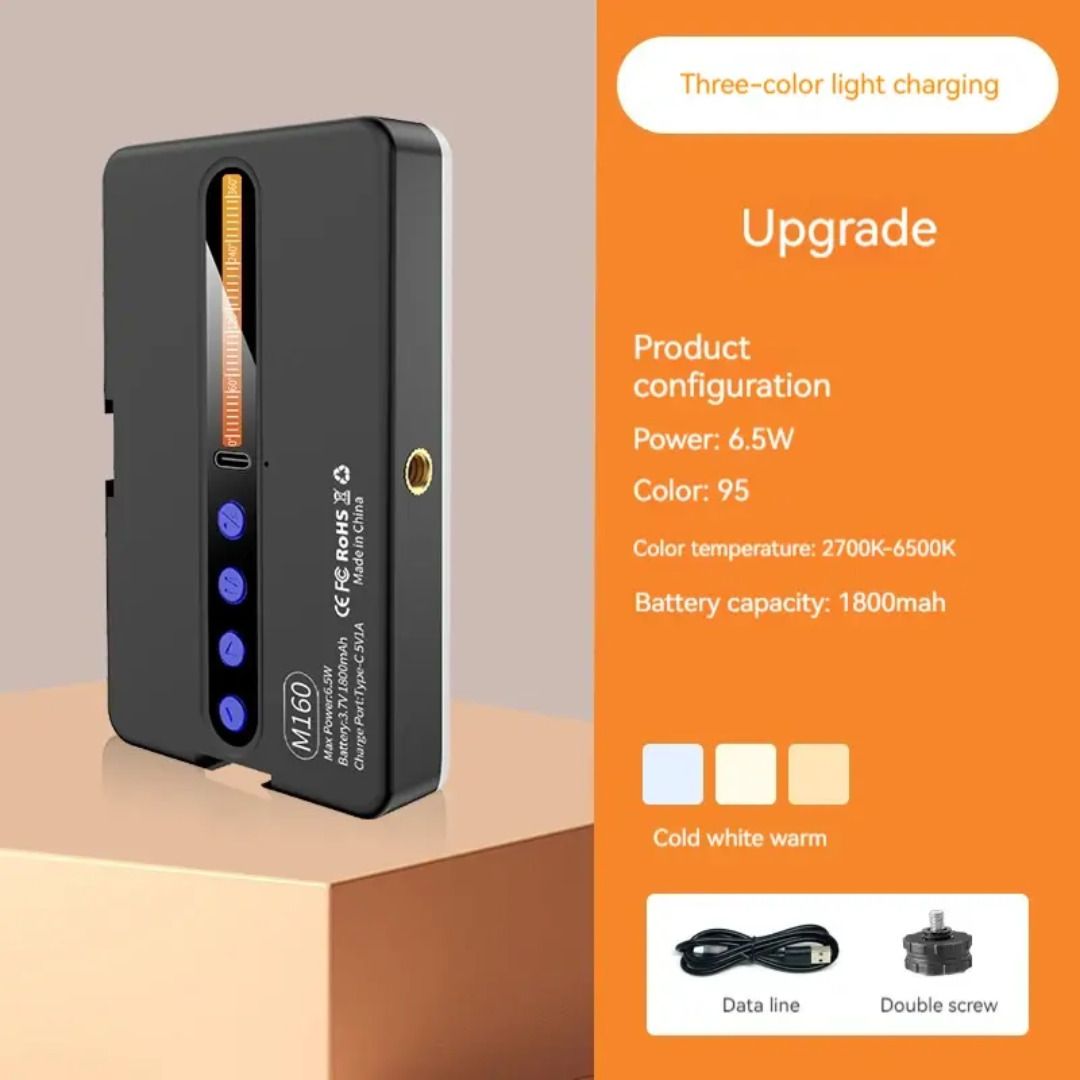 Gadgetturbo RGB Photography Light, LED Light 1150 lx Camera LED Light-image-33
