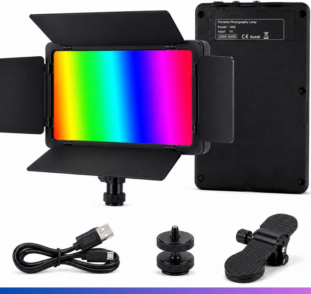 NETZI Pro Led 300 Camera Led Light I Professional Multicolor Fill Light 0179 1300 lx Camera LED Light-image-21