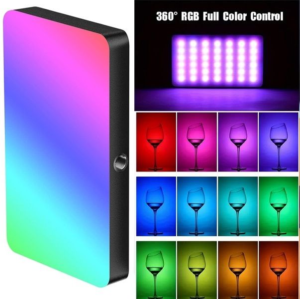 TRUDO M160 Compact RGB Video Light for Travel Vlogging & Photography 1150 lx Camera LED Light-image-43
