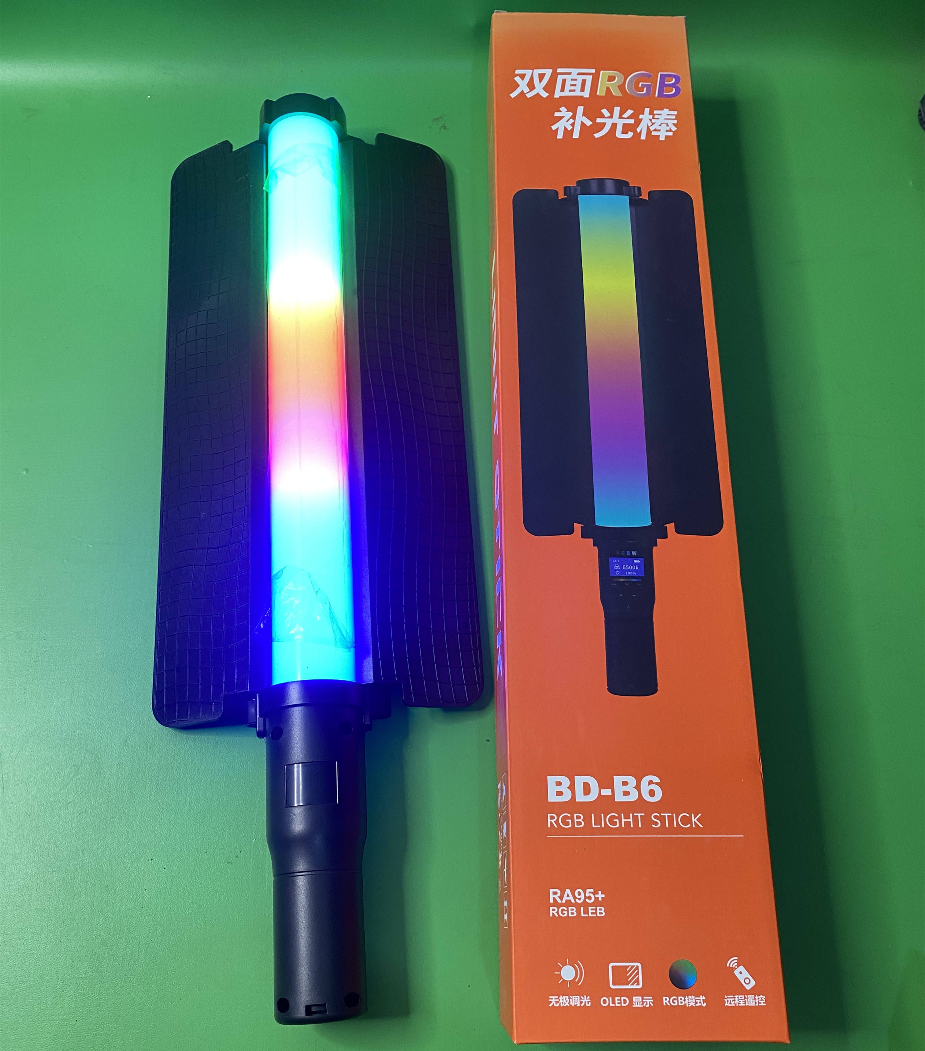 techel rgb led light stick for photography, photography light with rgb x1 900 lx camera led light