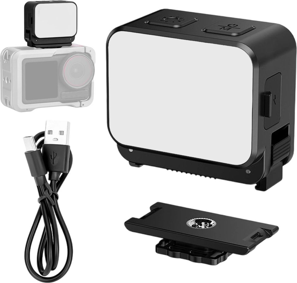 SERPLEX Mini LED Vlogging Camera Light 900 lx Camera LED Light-image-48