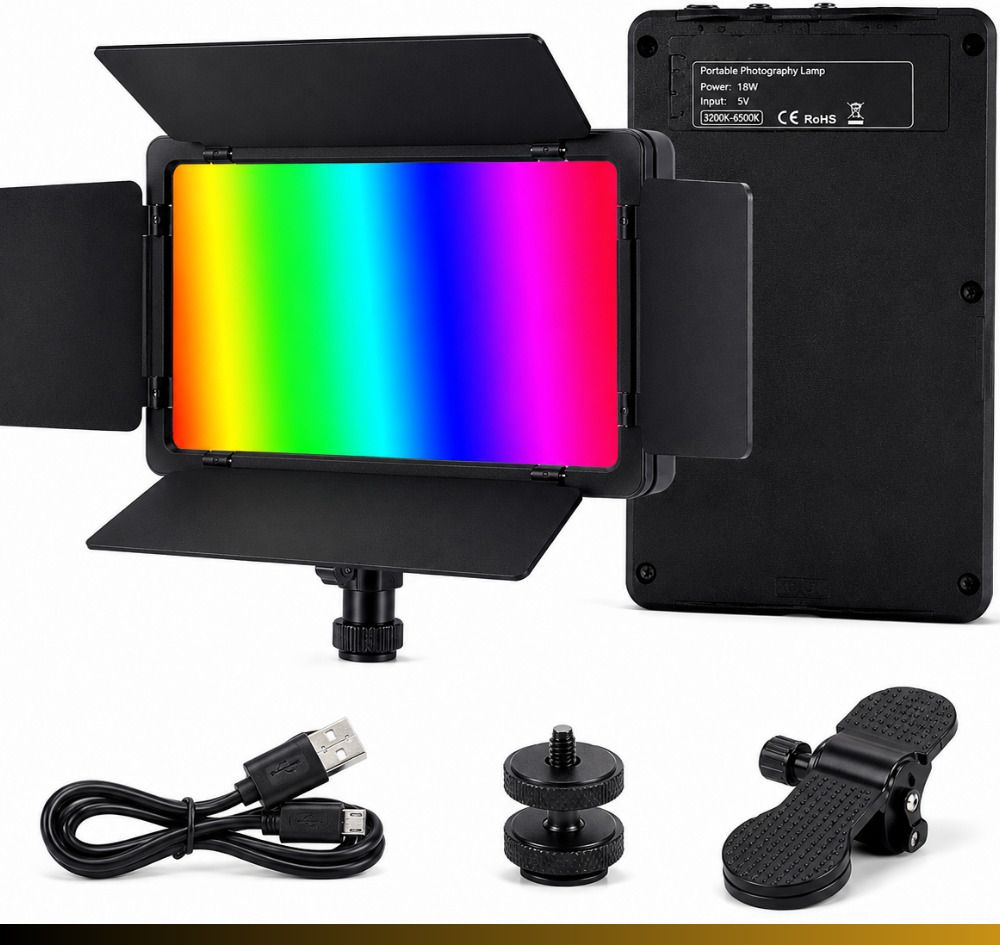 NETZI Pro Led 300 Camera Led Light I Professional Multicolor Fill Light 0155 1300 lx Camera LED Light-picture-25