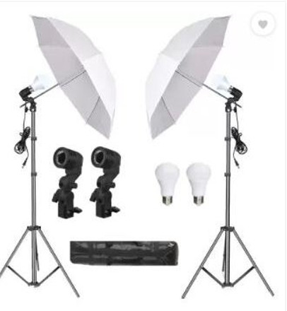 PICPRO Single Bulb holder Kit - Set of 2 500 lx Camera LED Light image 1