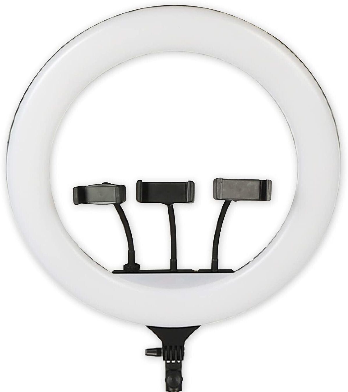 Hold up Professional 46 CM LED Ring Light with 2 Color Modes Dimmable Lighting 5200 lx Camera LED Light