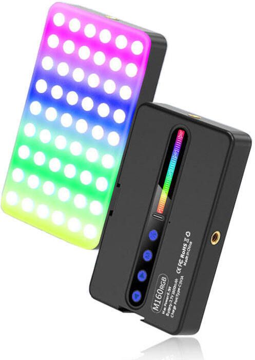 MOBONE M160 Rechargeable RGB Video Light with Creative Scene Effects 1050 lx Camera LED Light-image-17