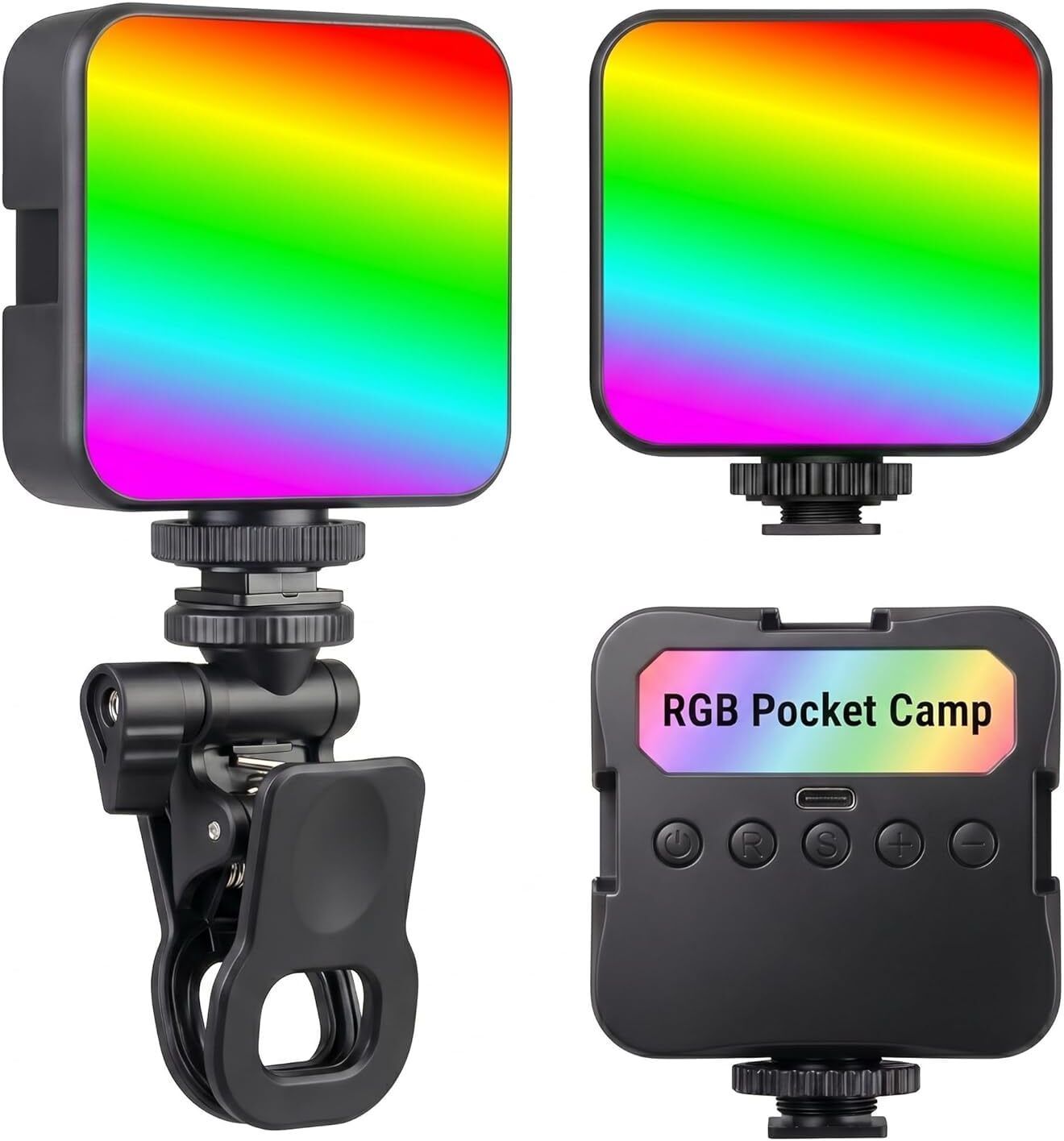 WunderVoX USB Type-C Rechargeable, Portable Selfie, Video Light for Mobile, Laptop, Tablet 1150 lx Camera LED Light-image-28
