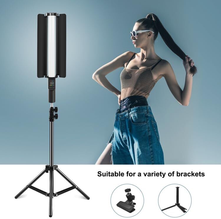 4uonly RGB Handheld LED Light Stick Lighting with WandDoor DXD7 5800 lx Camera LED Light-image-16