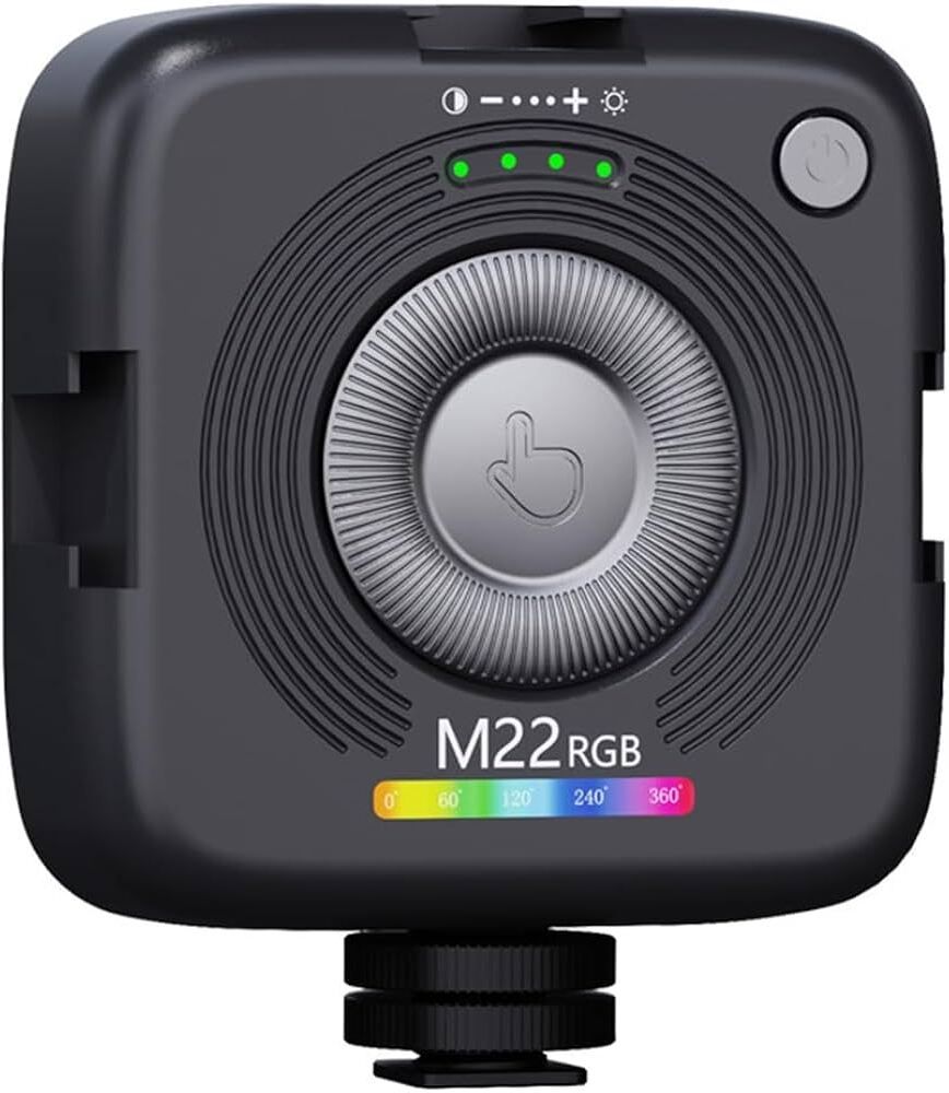Carecase M22 RGB Magnetic LED Camera & Photography Light Adjustable Color Panel Lamp 800 lx Camera LED Light-image-47