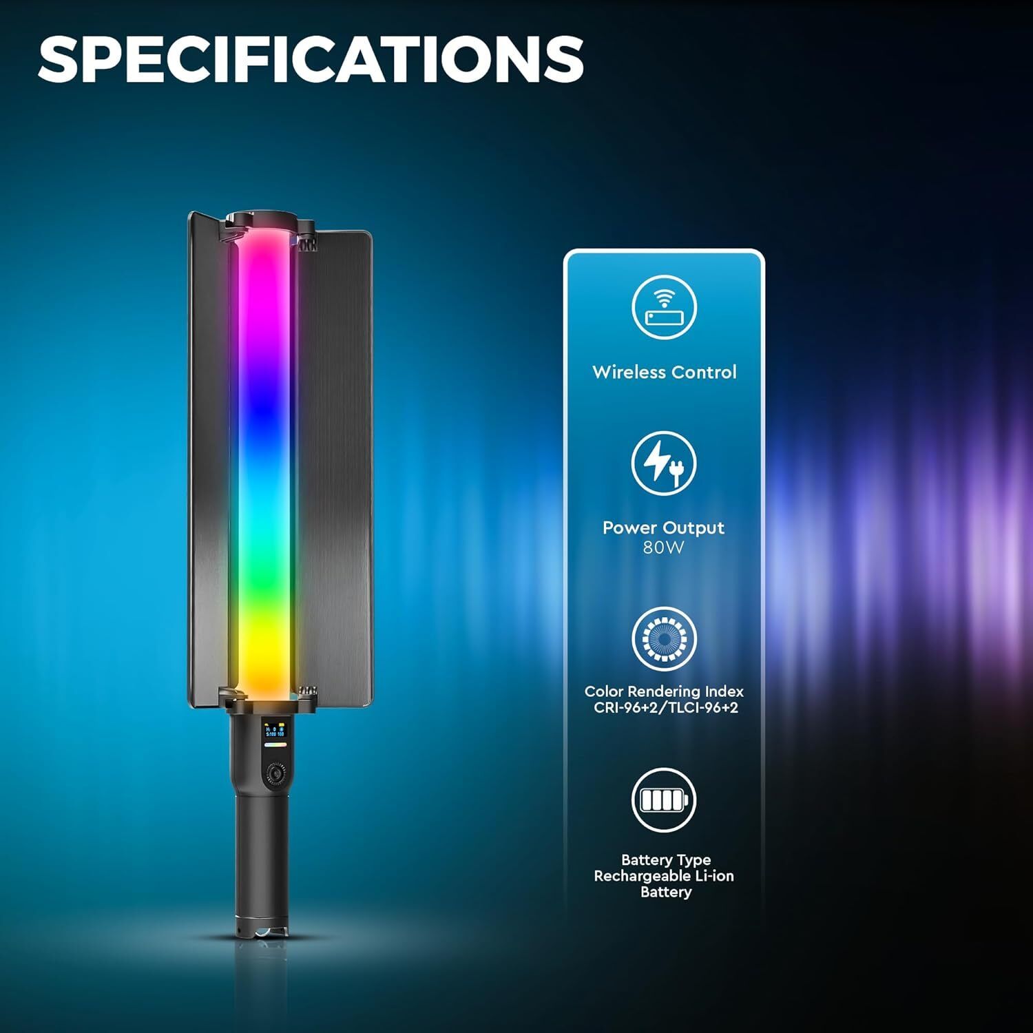 Czech SKE_RGB Handheld LED Light Stick Lighting with WandDoor SZS17 5800 lx Camera LED Light-image-43