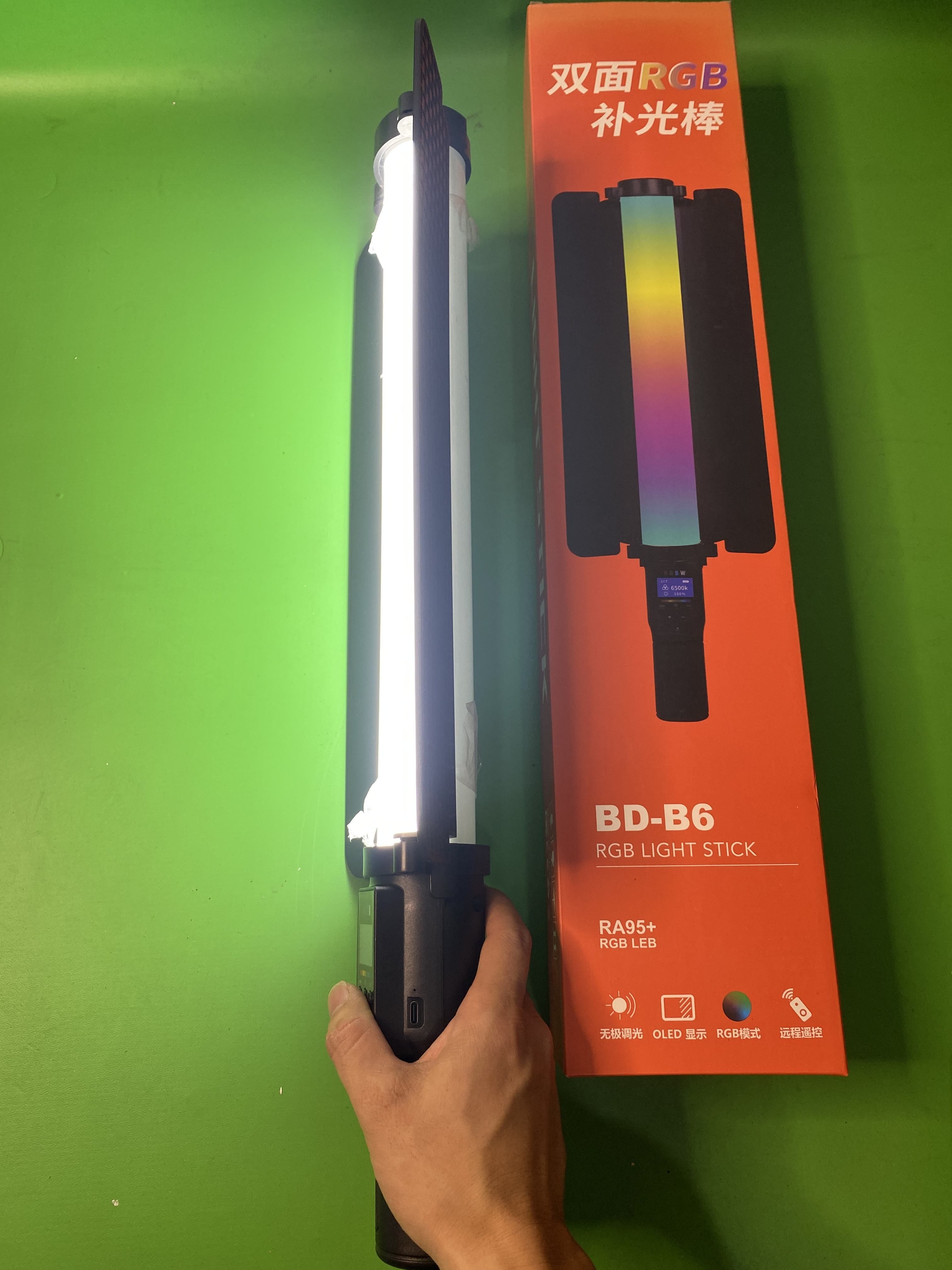 TECHEL RGB LED Light Stick for Photography, Photography Light with RGB X3 900 lx Camera LED Light-image-40