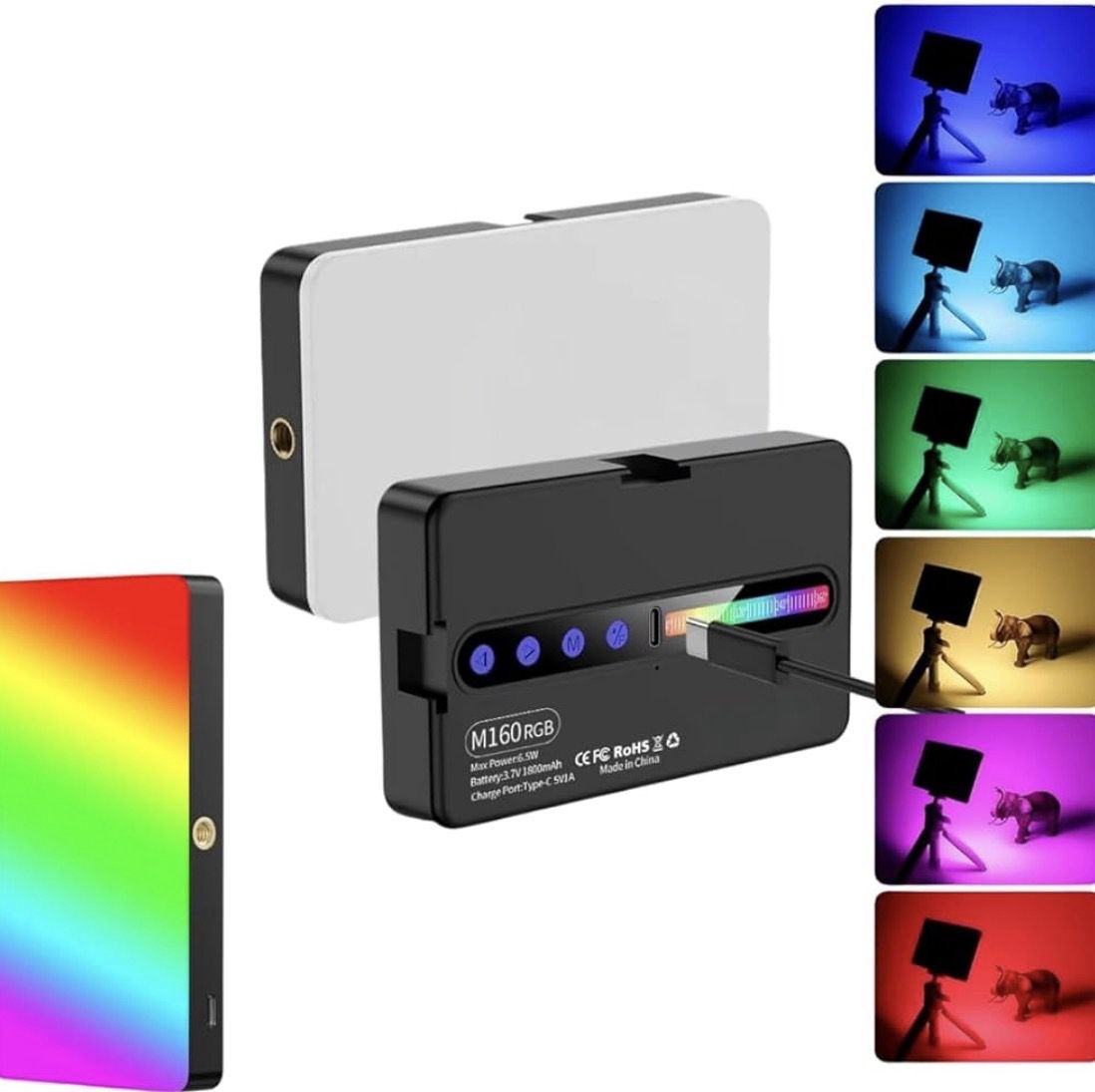 YGNova M160 1000 lx Camera LED Light