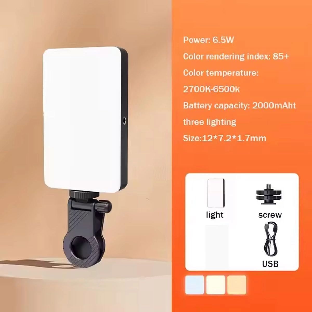 WunderVoX M160 Rechargeable RGB Fill Light for Photography, Vlogging & Streaming 1150 lx Camera LED Light-image-38