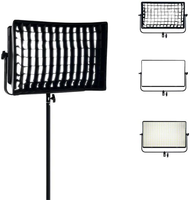 DIGITEK LED D1500 Professional Flat Panel LED Video Light Panel with Softbox & Grid 3600 lx Camera LED Light-image-15