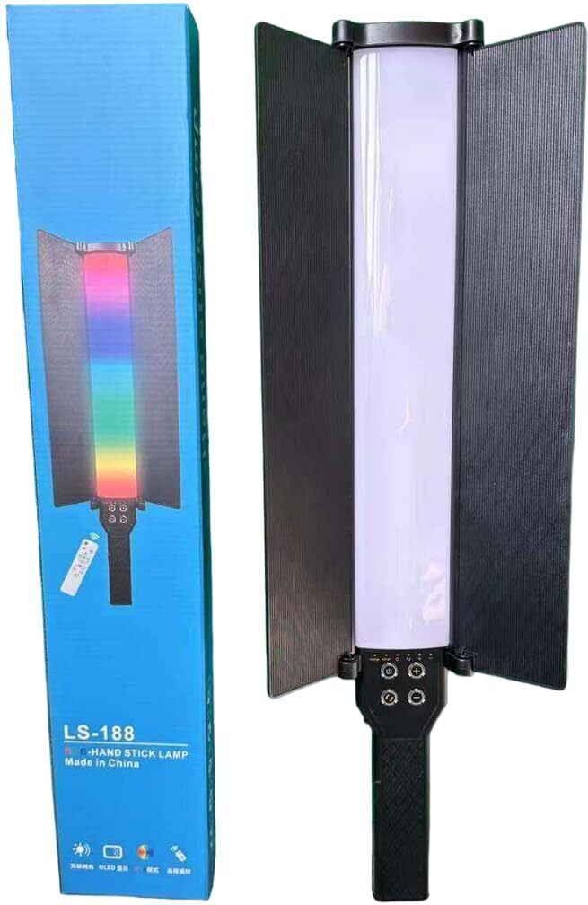 4uonly Godox LC500R Handheld RGB LED Video Light, Rechargeable Led VX6 900 lx Camera LED Light-image-17