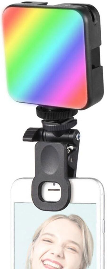 WunderVoX AY-83 Portable Fill Light for Smartphone Camera Recording 1150 lx Camera LED Light-image-24