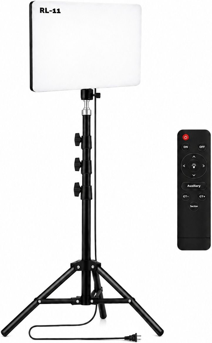 IMAGINEA RL-11 LED Soft Camera Light with 7ft Adjustable Tripod Stand & Wireless Remote 2800 lx Camera LED Light-image-24