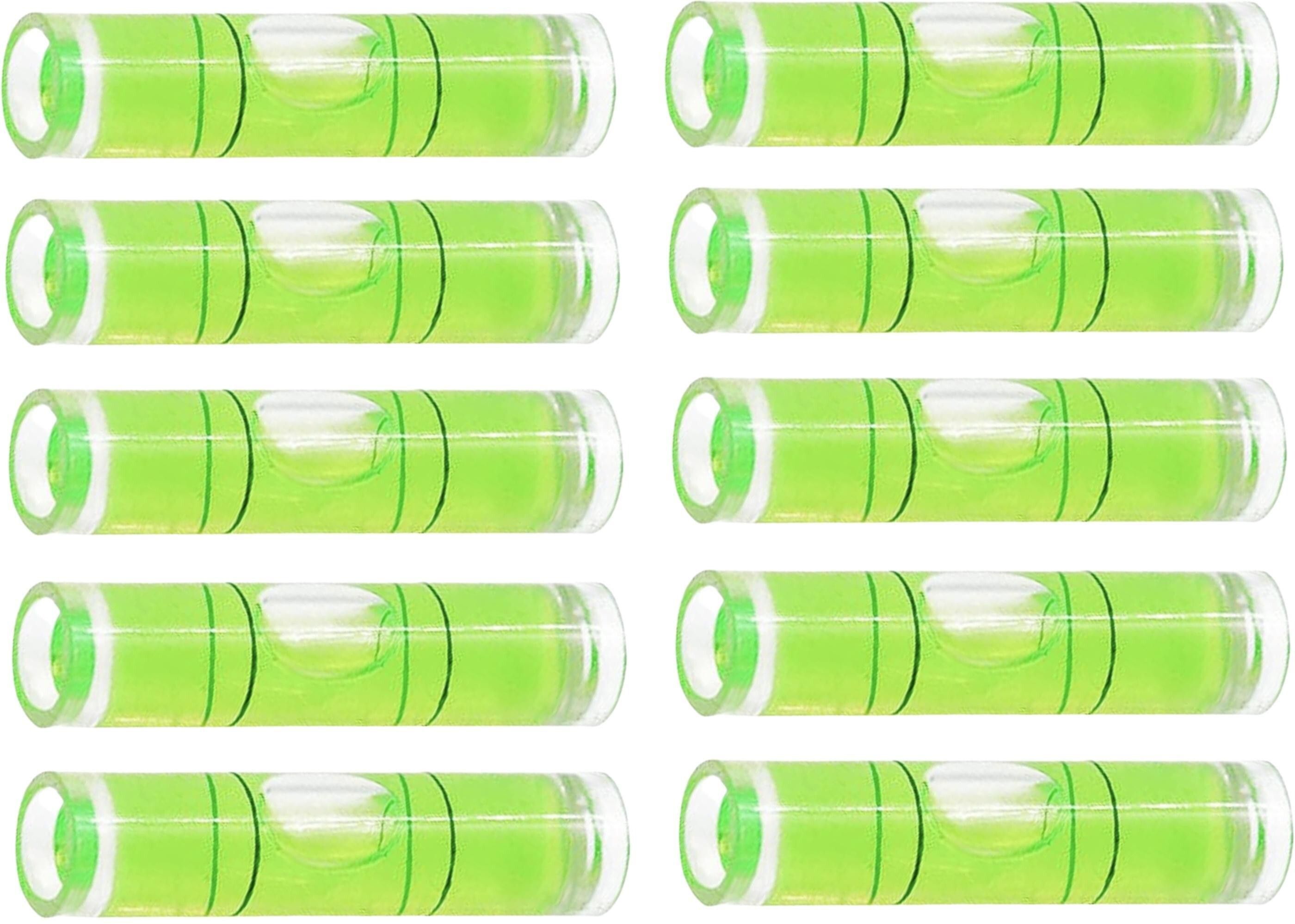 UNIXAA Cylindrical Plastic Bubble Spirit Level Vials for Level of Frame (Pack Of 10) Levelling Base Camera Leveler-image-7