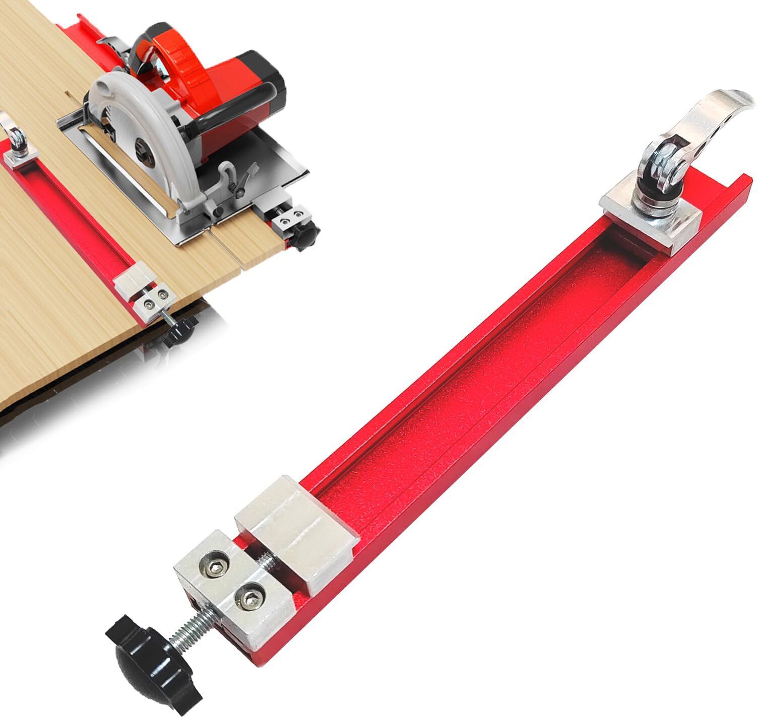 SERPLEX Woodworking Cutting Guide Fence Ball Head Camera Leveler