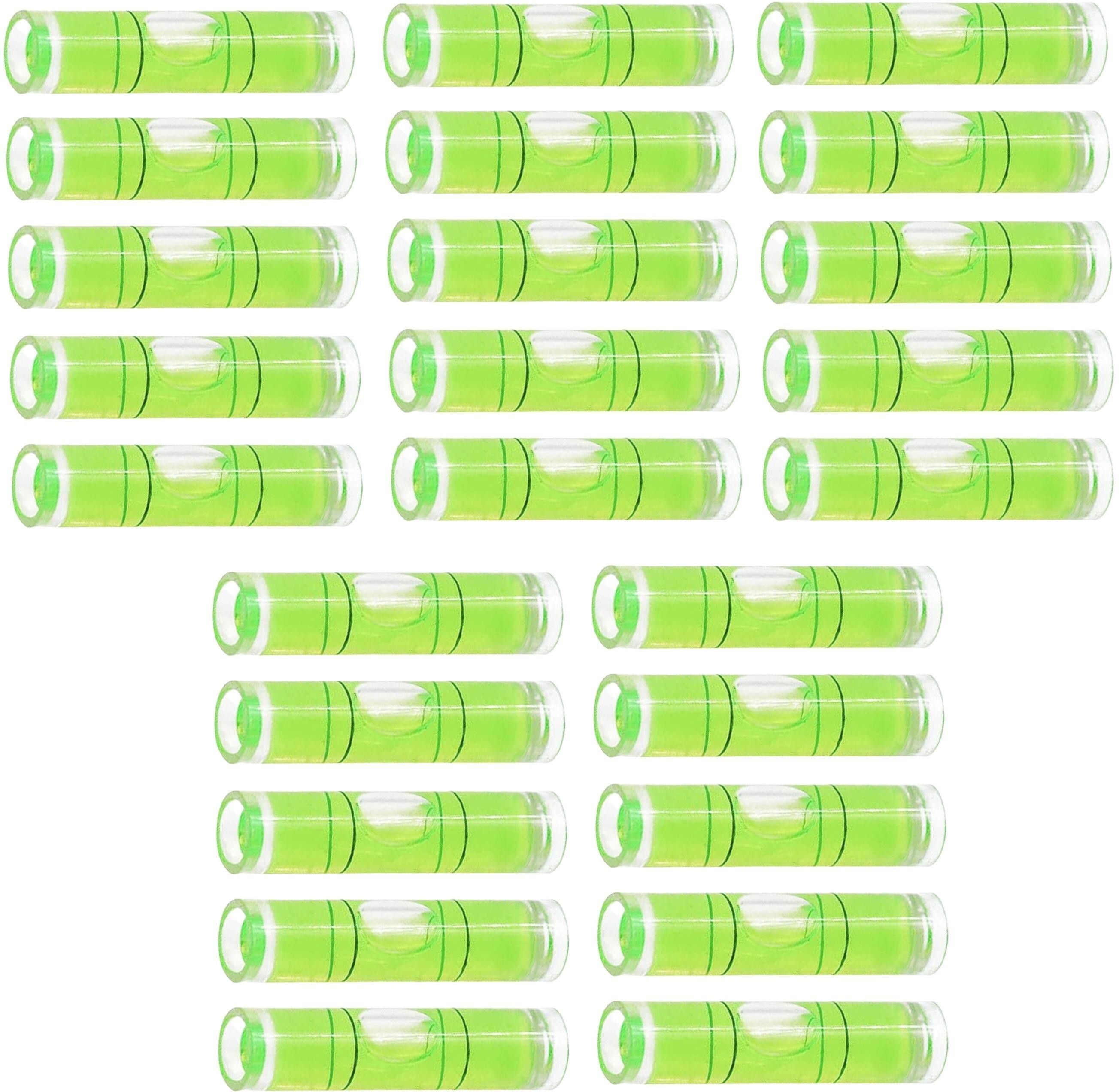 UNIXAA Cylindrical Plastic Bubble Spirit Level Vials for Level of Frame (Pack Of 25) Levelling Base Camera Leveler-image-6