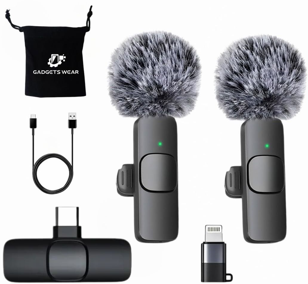 BfsTeckt Furry K9 Wireless Lavalier Microphone for YouTube & Instagram Live Camera Microphone-picture-46
